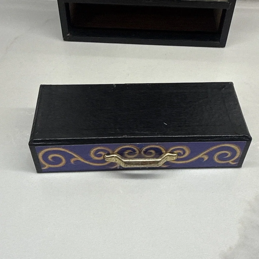 OTAGIRI Japan Magic Dancer Skeleton 12/1028 Music Box French CAN CAN Not Working